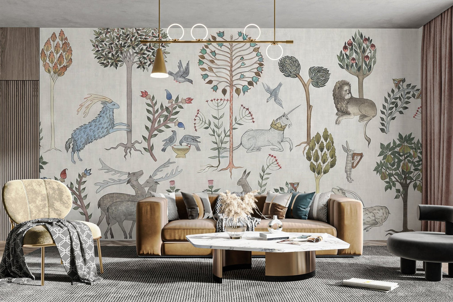 Mythical Creature Wonderland Wall Mural - Wallanza
