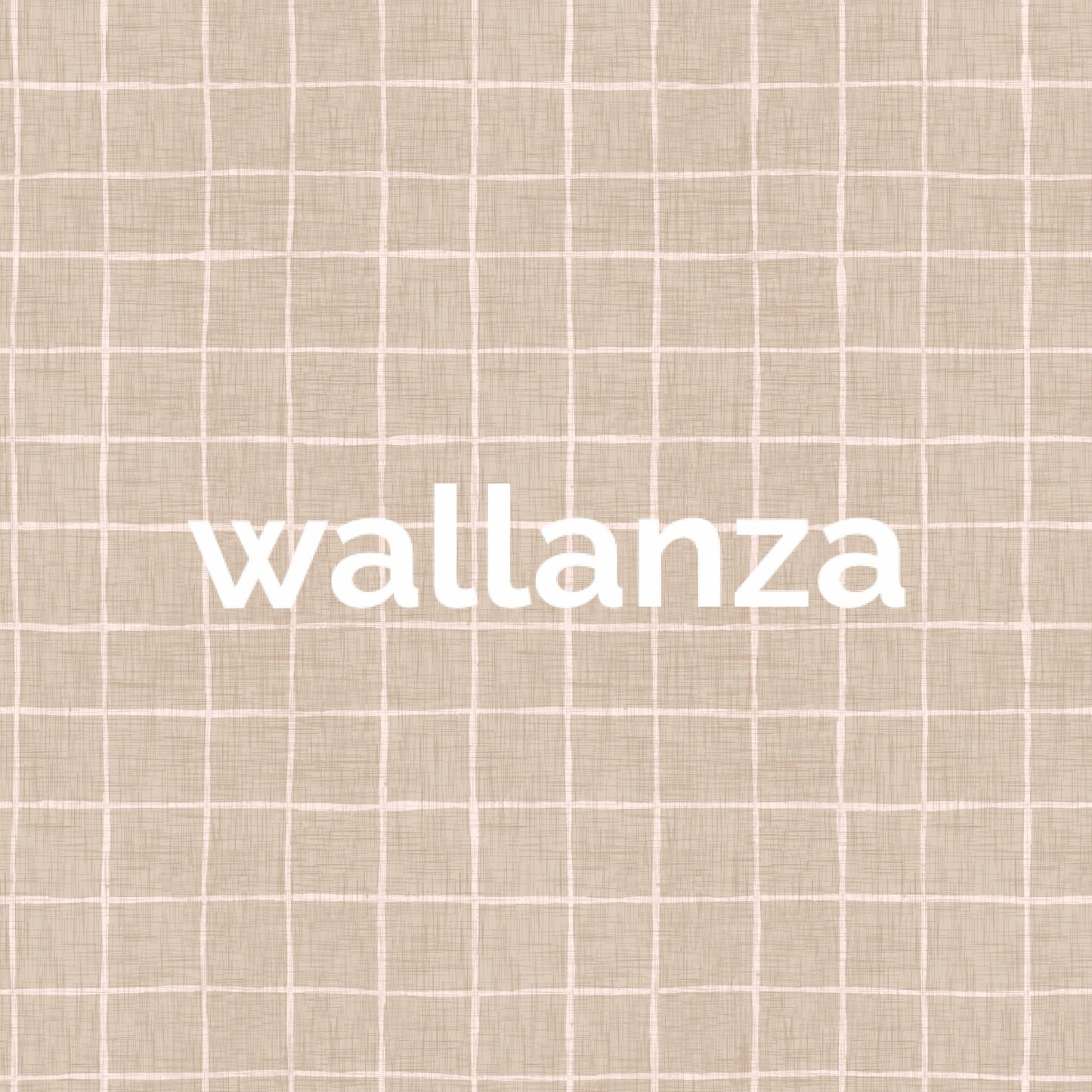 Sophisticated beige grid design with a matte finish.