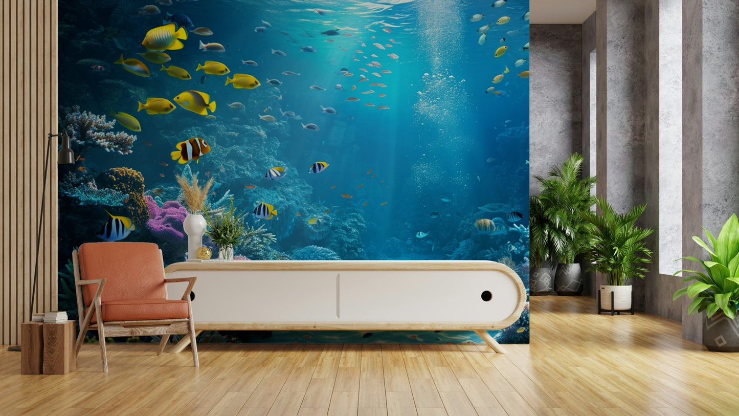 Ocean Wall Mural - Wallanza