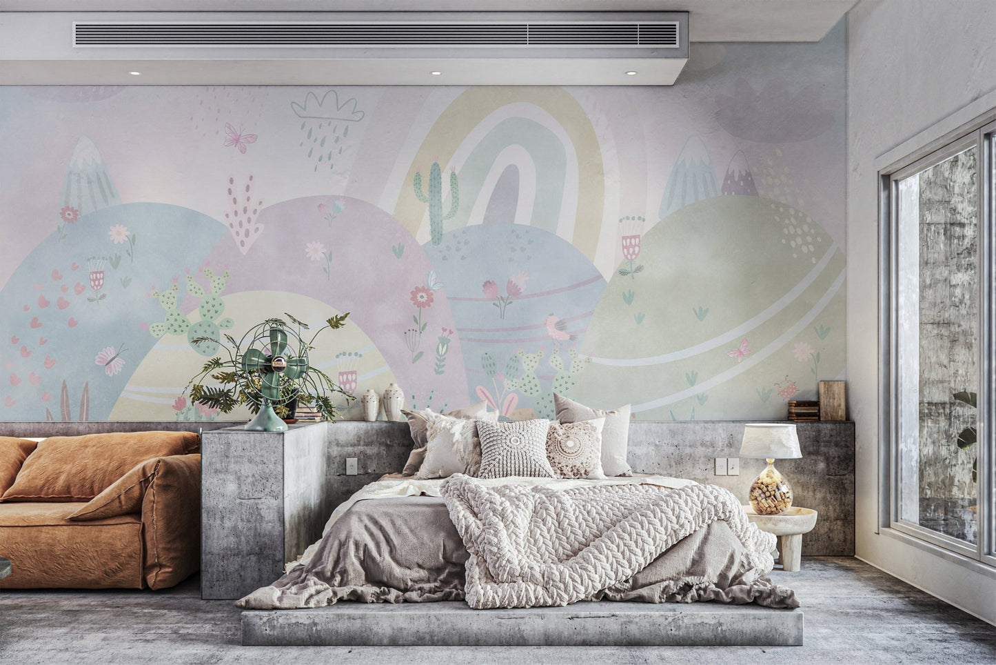 Pastel Wonderland Wallpaper Mural