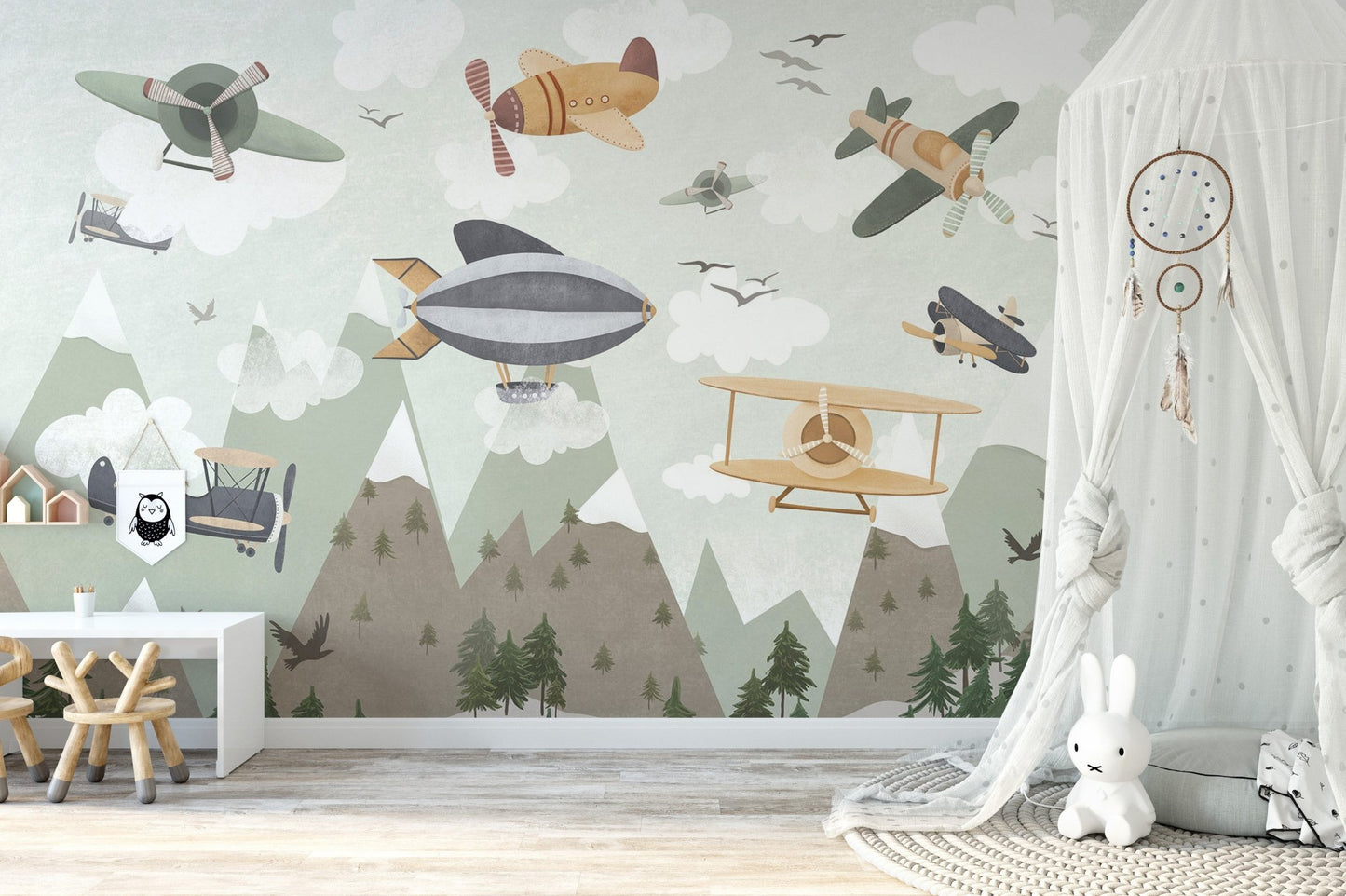 Skyward Adventure Dreams Wall Mural - Wallanza