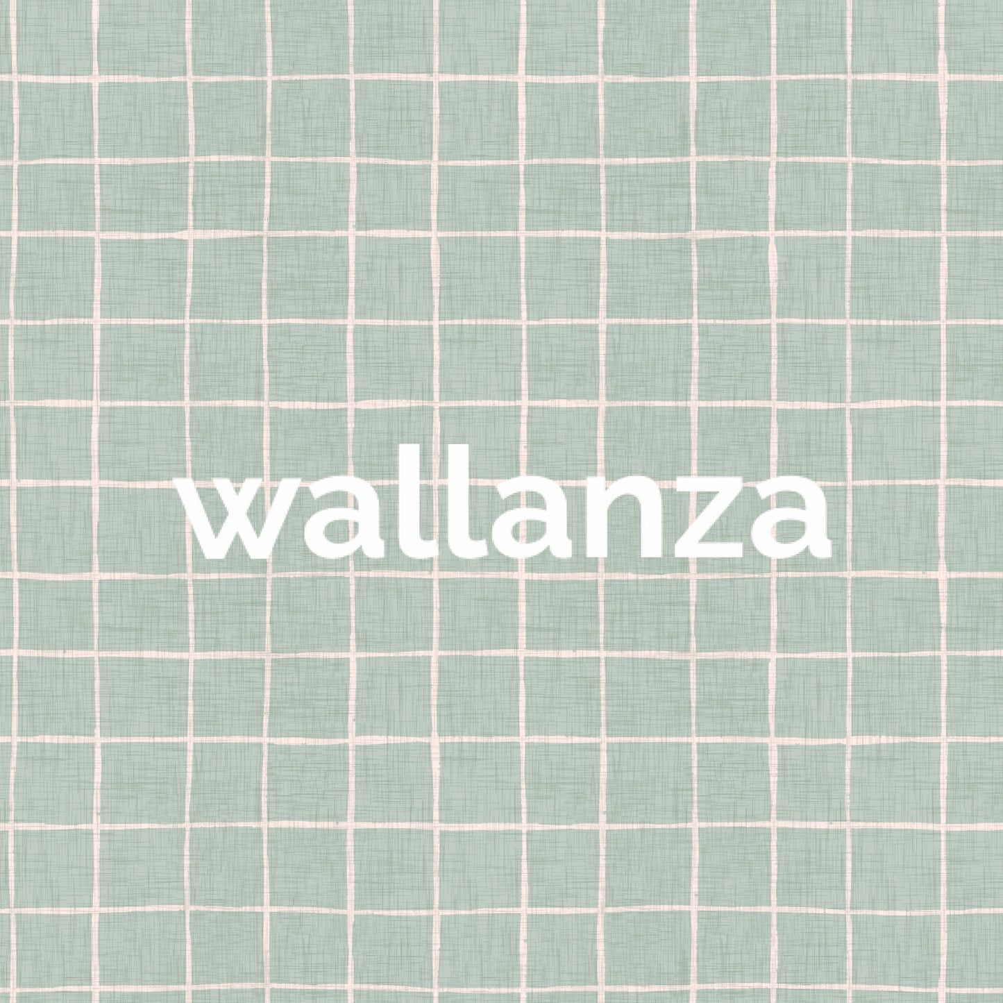 Sophisticated teal grid design with a matte linen finish.