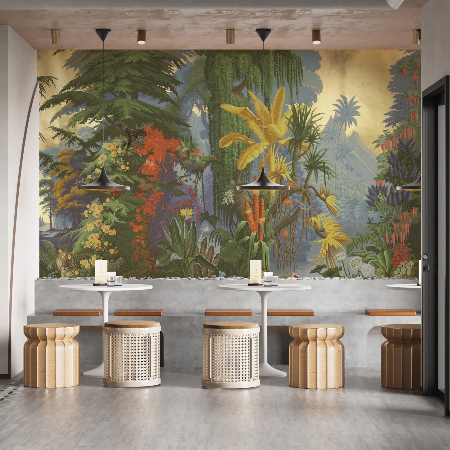 Vibrant Jungle Wall Mural - Wallanza