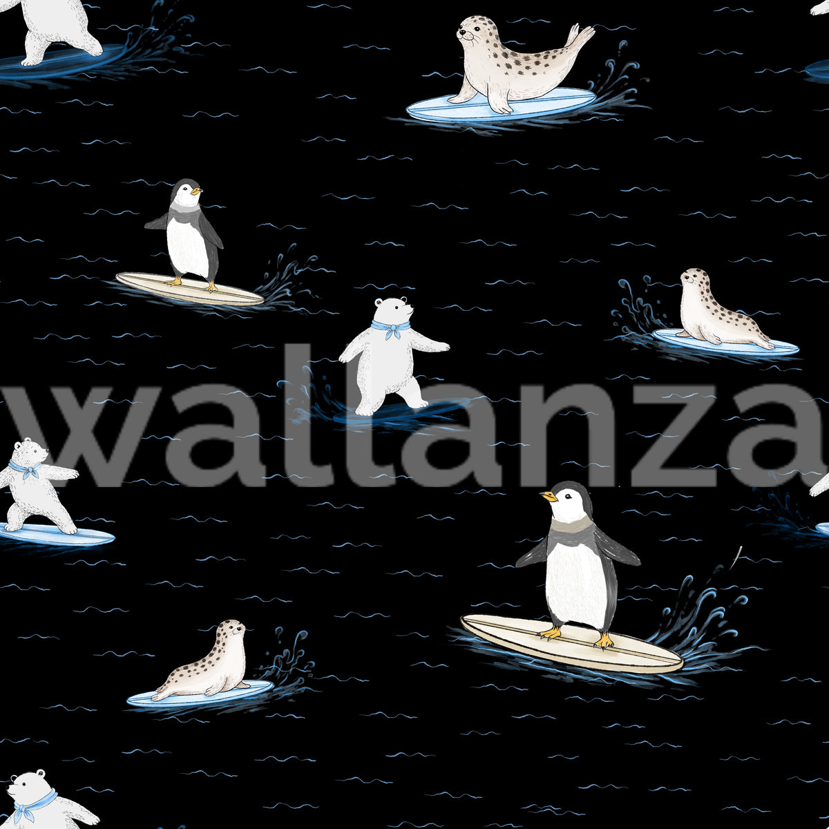Ice Breakers - icy palette of whites and blues Wallpaper