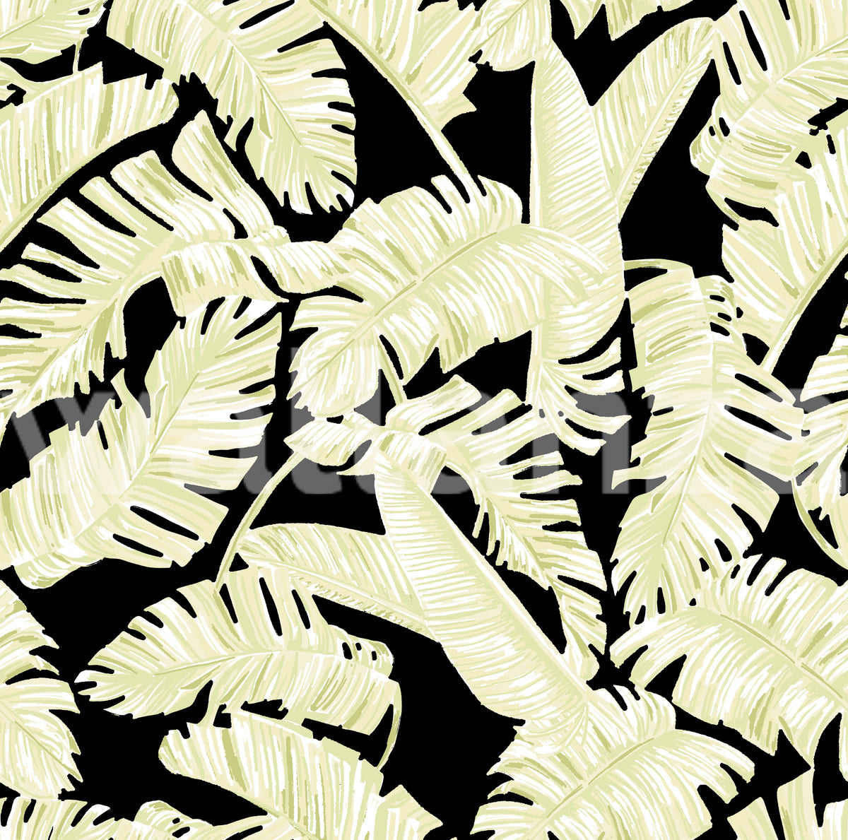 Forestly - Pistachio Cream Wallpaper