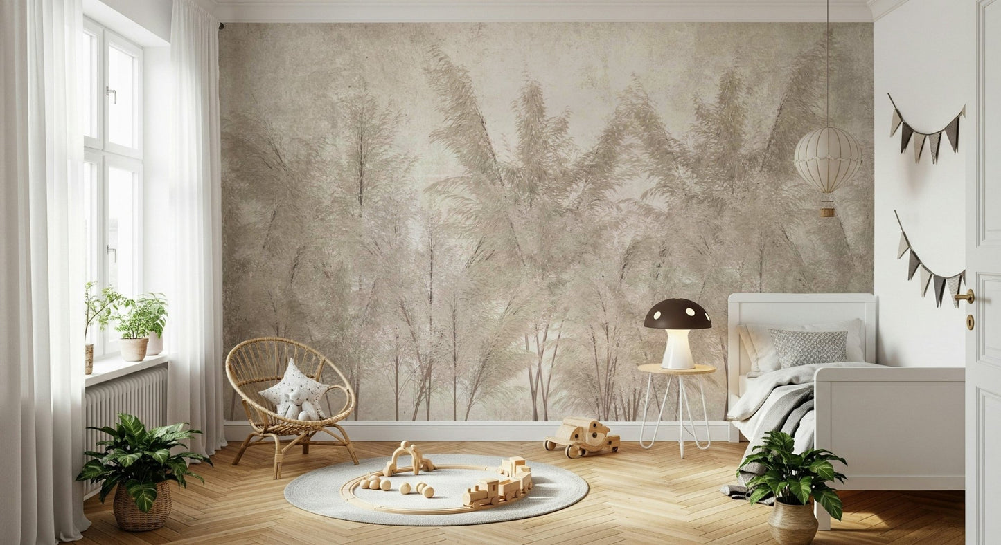 Whispering Grassland Wall Mural - Wallanza