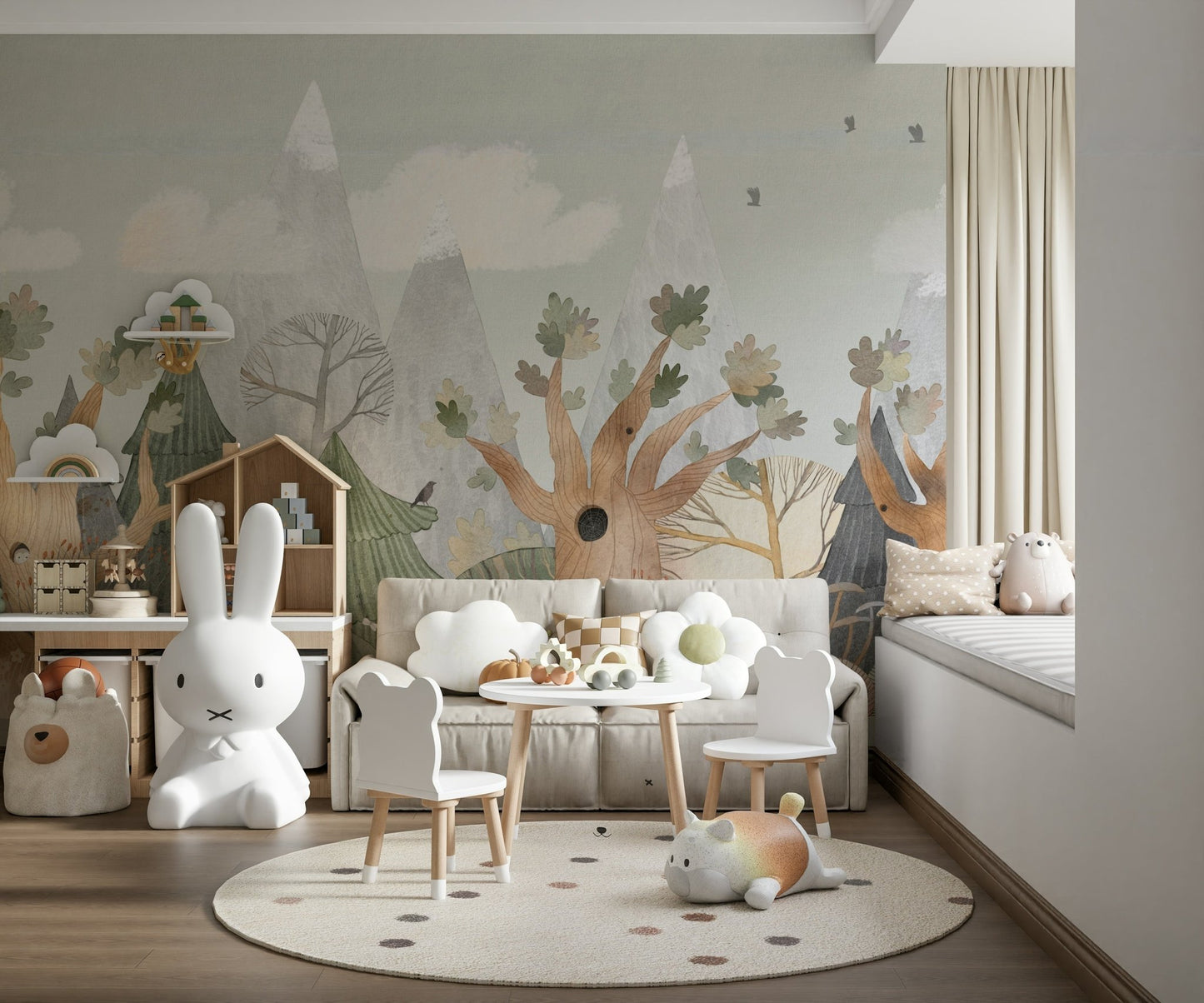 Whispers of the Wildwood Wall Mural - Wallanza
