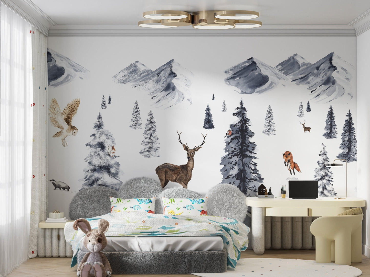 Winter Wonderland Wallpaper Mural - Wallanza