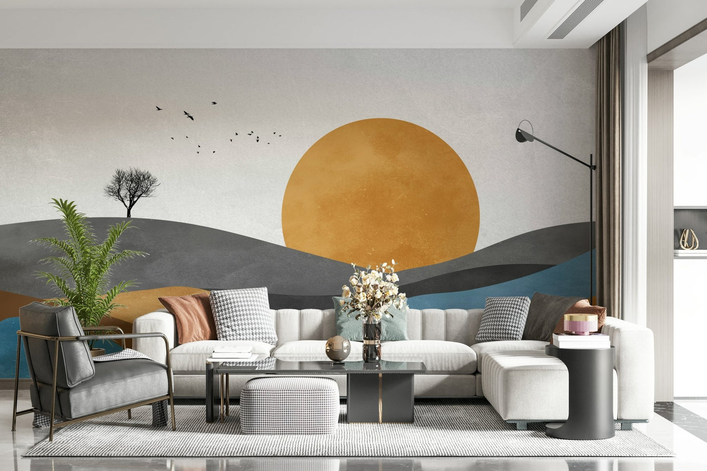 Zenith Horizon Wall Mural - Wallanza