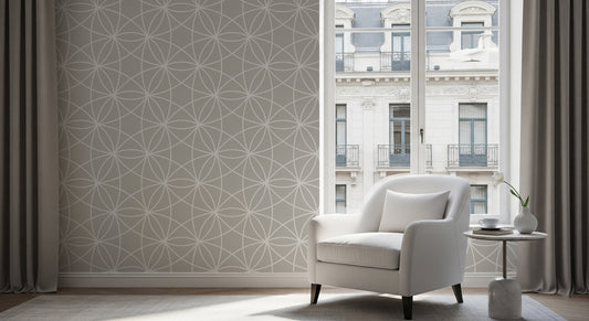 Geometric Wallpaper Adding dimension to your space