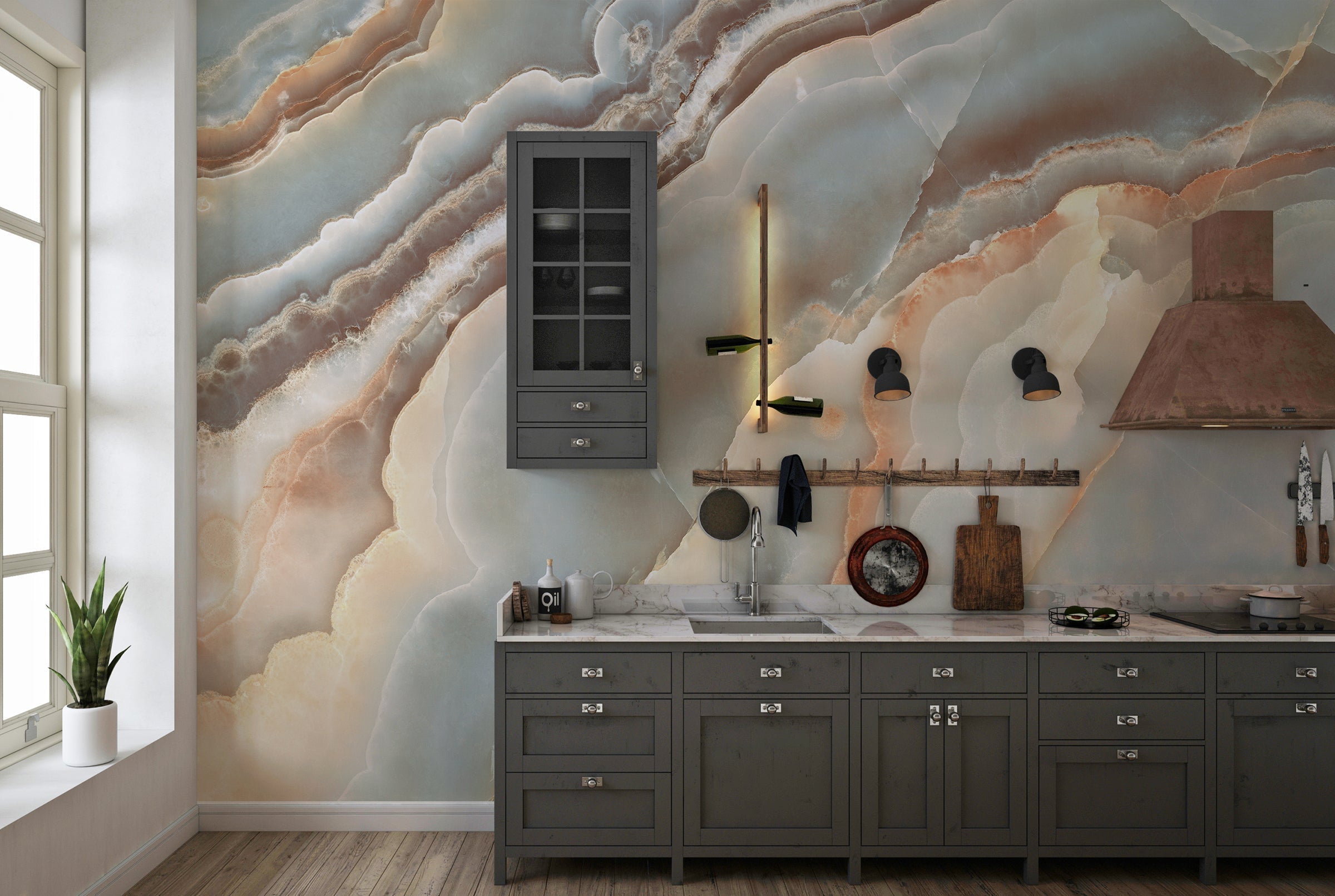 Coffee Themed Kitchen Wallpaper: 4 Ideas for a Cafe Feel