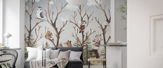Wildlife Mural Wallpaper