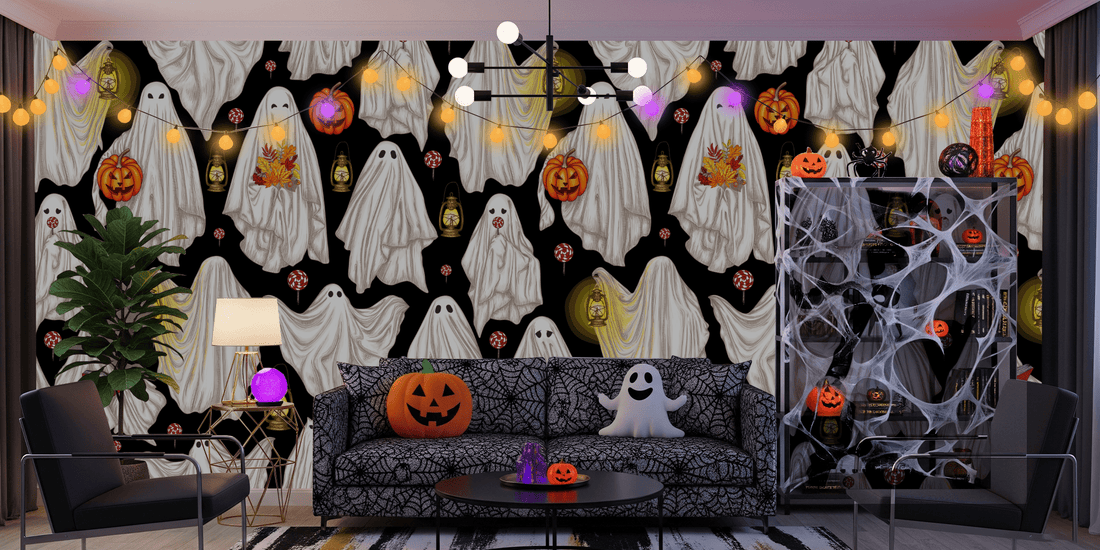 Halloween wallpaper: Celebrate holidays with spine-chilling wallcoverings - Wallanza