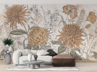 Wildflowers Garden Wallpaper Mural
