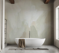 Elegant pastel earth tones mural for interiors
