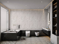 Minimalist abstract line wall mural
