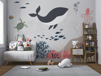 Fun sea adventure design perfect for kids' rooms