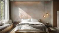 Self-adhesive sunrise wallpaper for peach interiors
