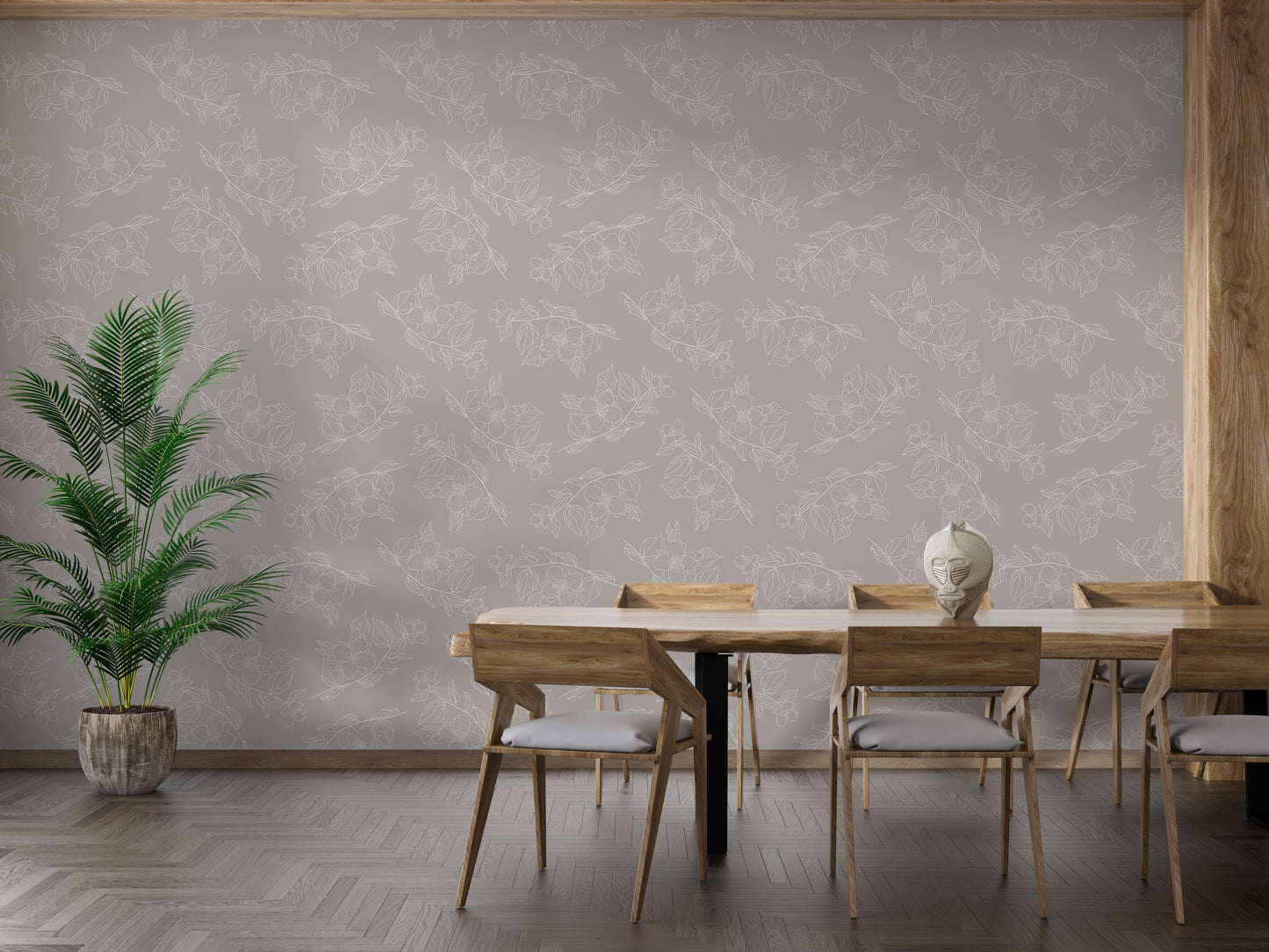 Elegant jasmine design enhances interiors
