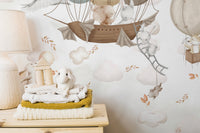 Floating Wildlife Wallpaper Mural