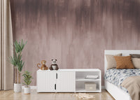 Minimalist wallpaper mural featuring a brown ombre style
