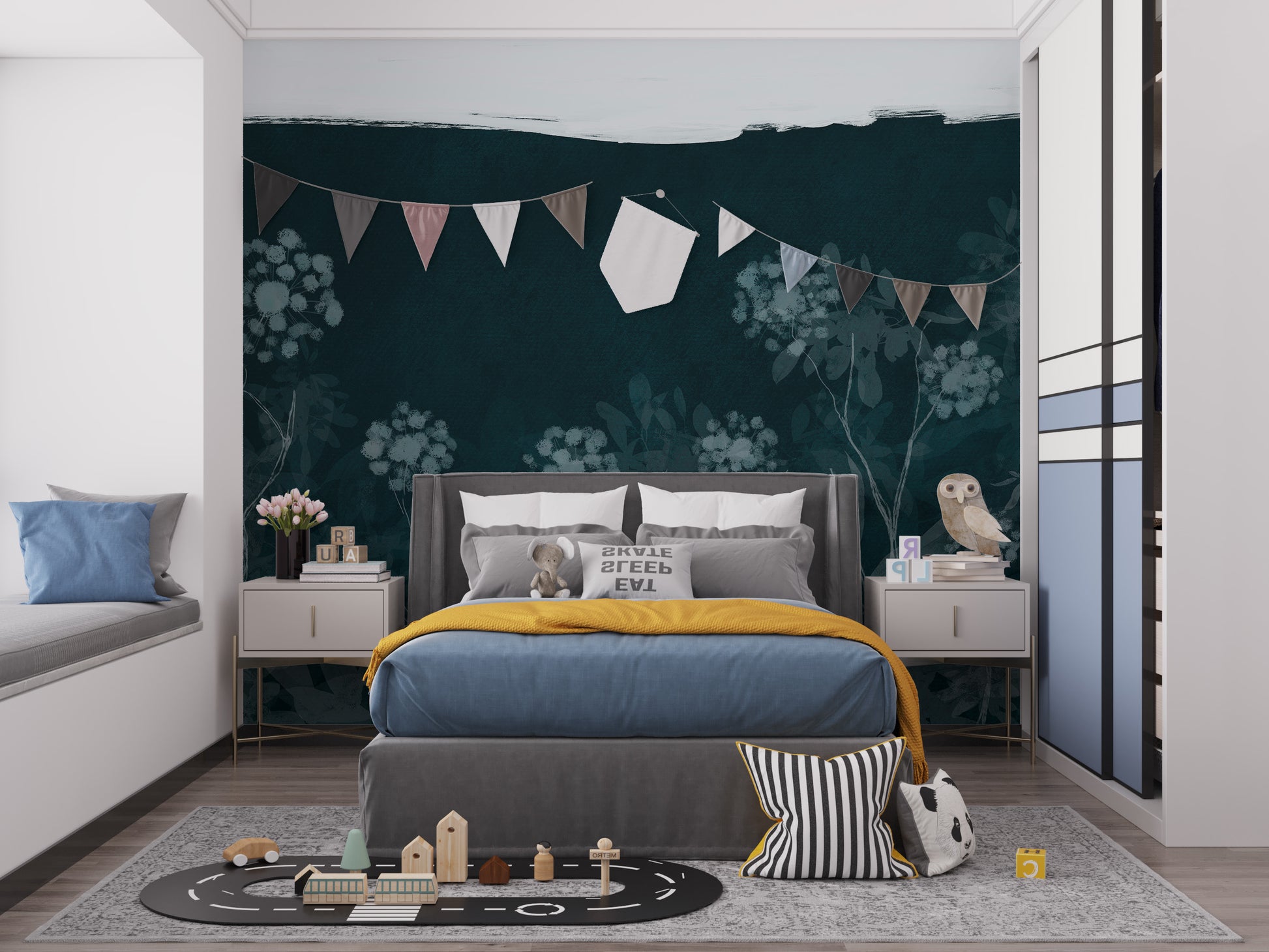 Night meadow design adds mystic charm

