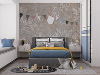 Falling leaves design for warm interiors
