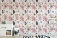 Graceful Dance wallpaper mural with fine details



