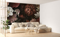 Delicate blossom wall mural for romance.
