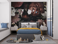 Beautiful romantic blossom floral backdrop.
