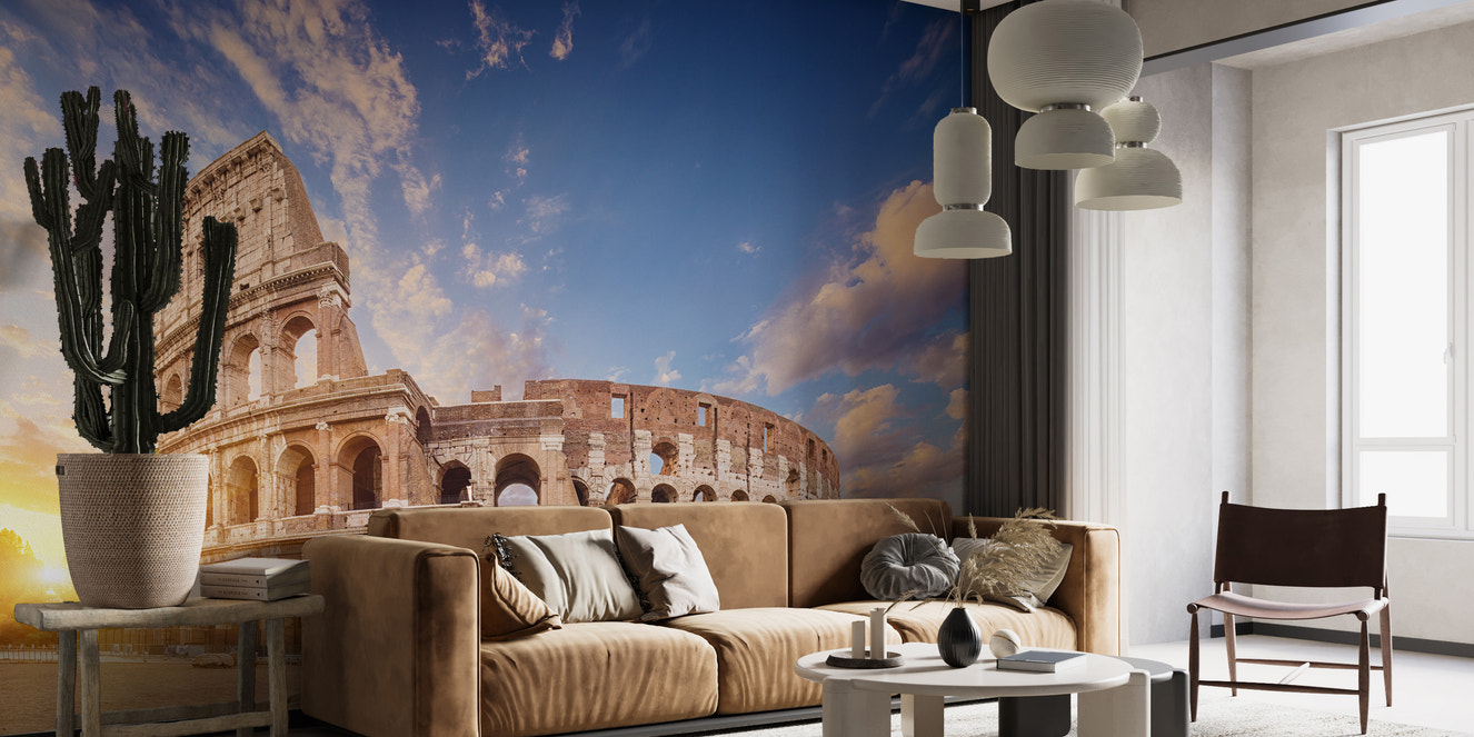 Ancient Rome Ruins Wall Mural for Living Rooms