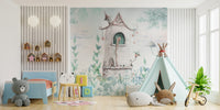 Enchanting castle wallpaper with royal charm
