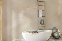 Artistic beige ink mural for wall accents
