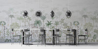 Exotic tropical jungle wallpaper for adventurous spaces
