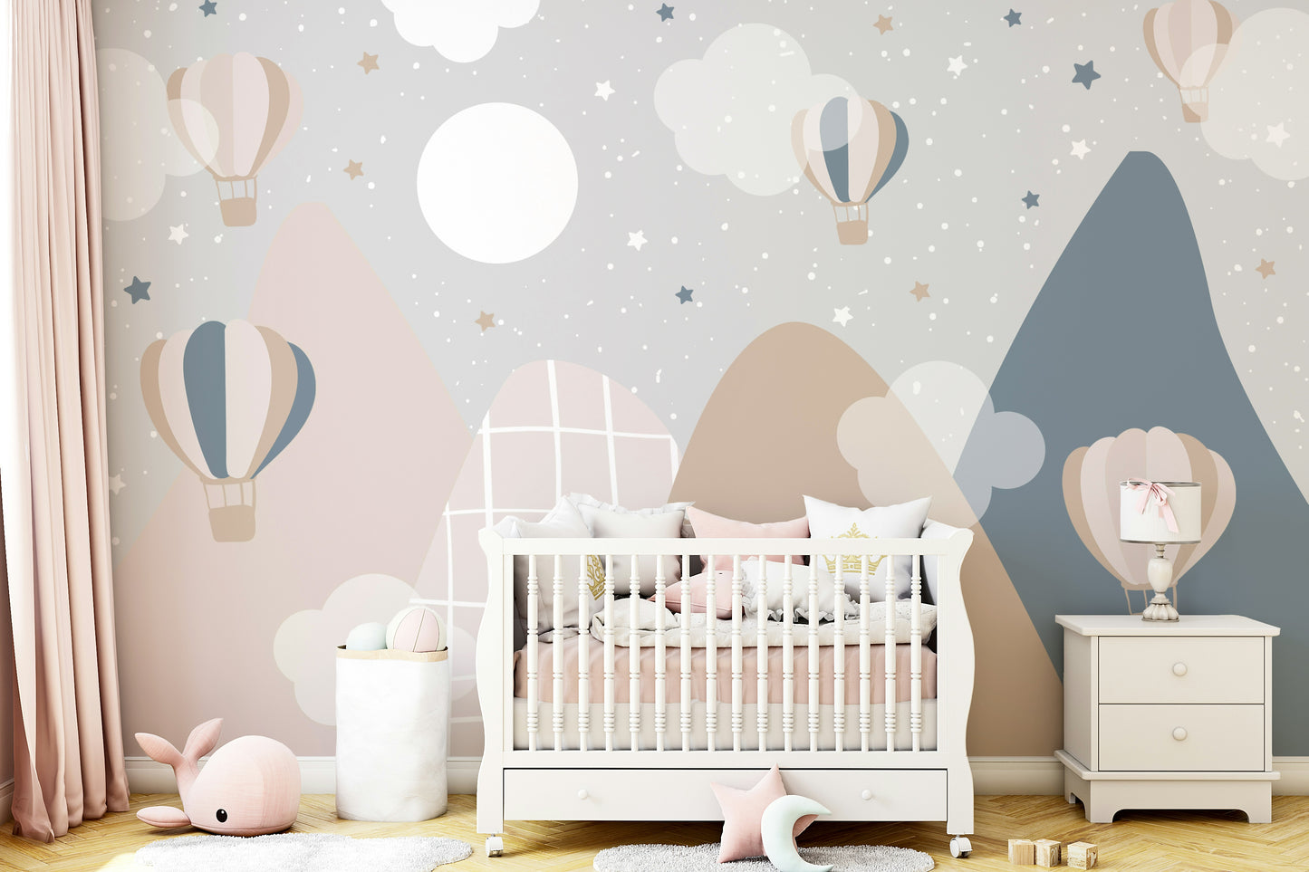 Starry Mountain  Wall Mural