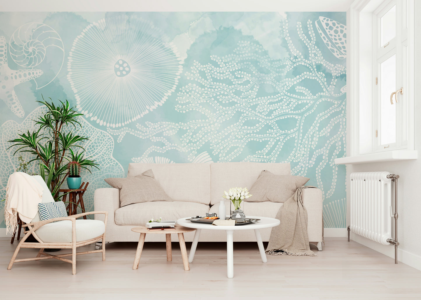 Aqua Marine  Wall Mural