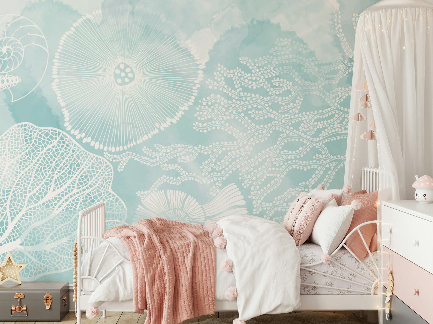 Aqua Marine  Wall Mural