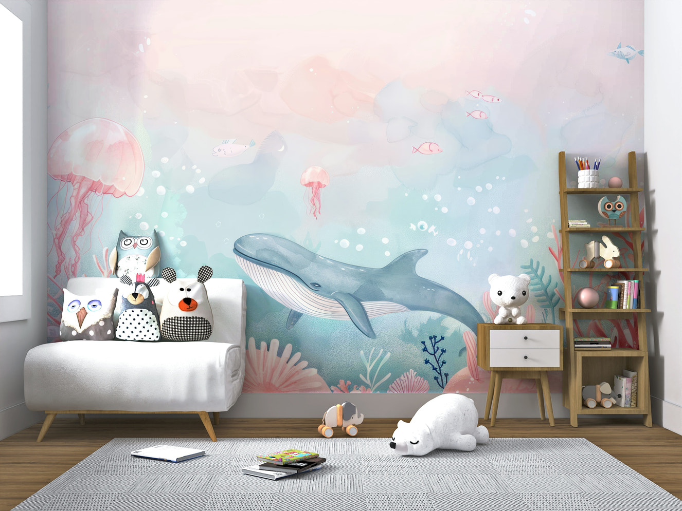 Oceanic Whispers Wall Mural