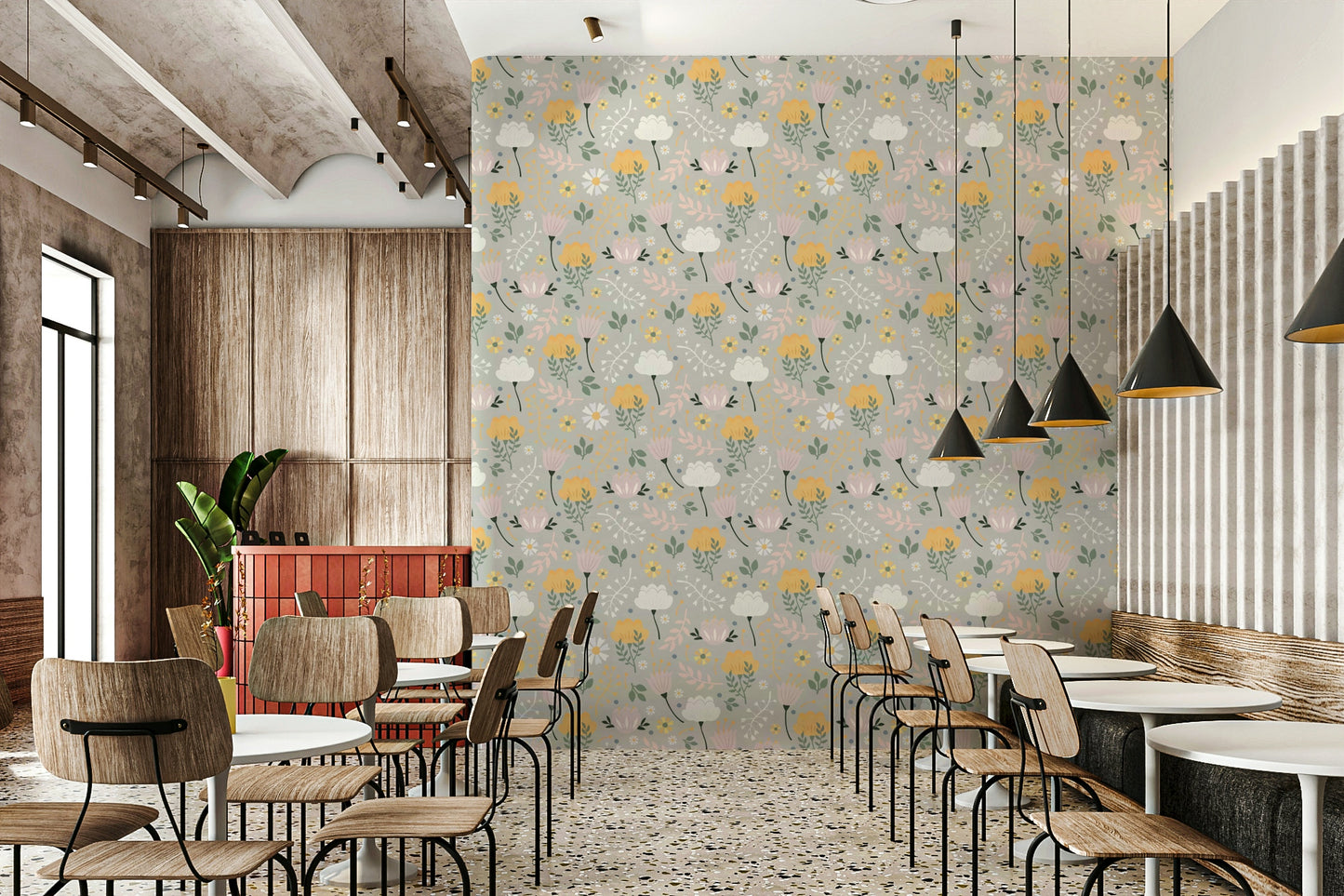 Floral Pattern Wallpaper⁠