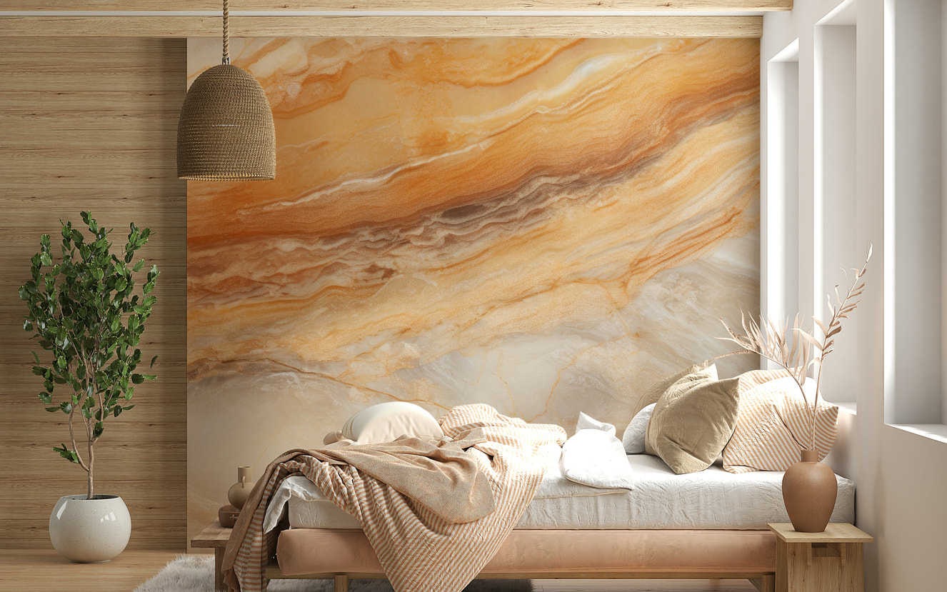Granite with Textured Wall Mural