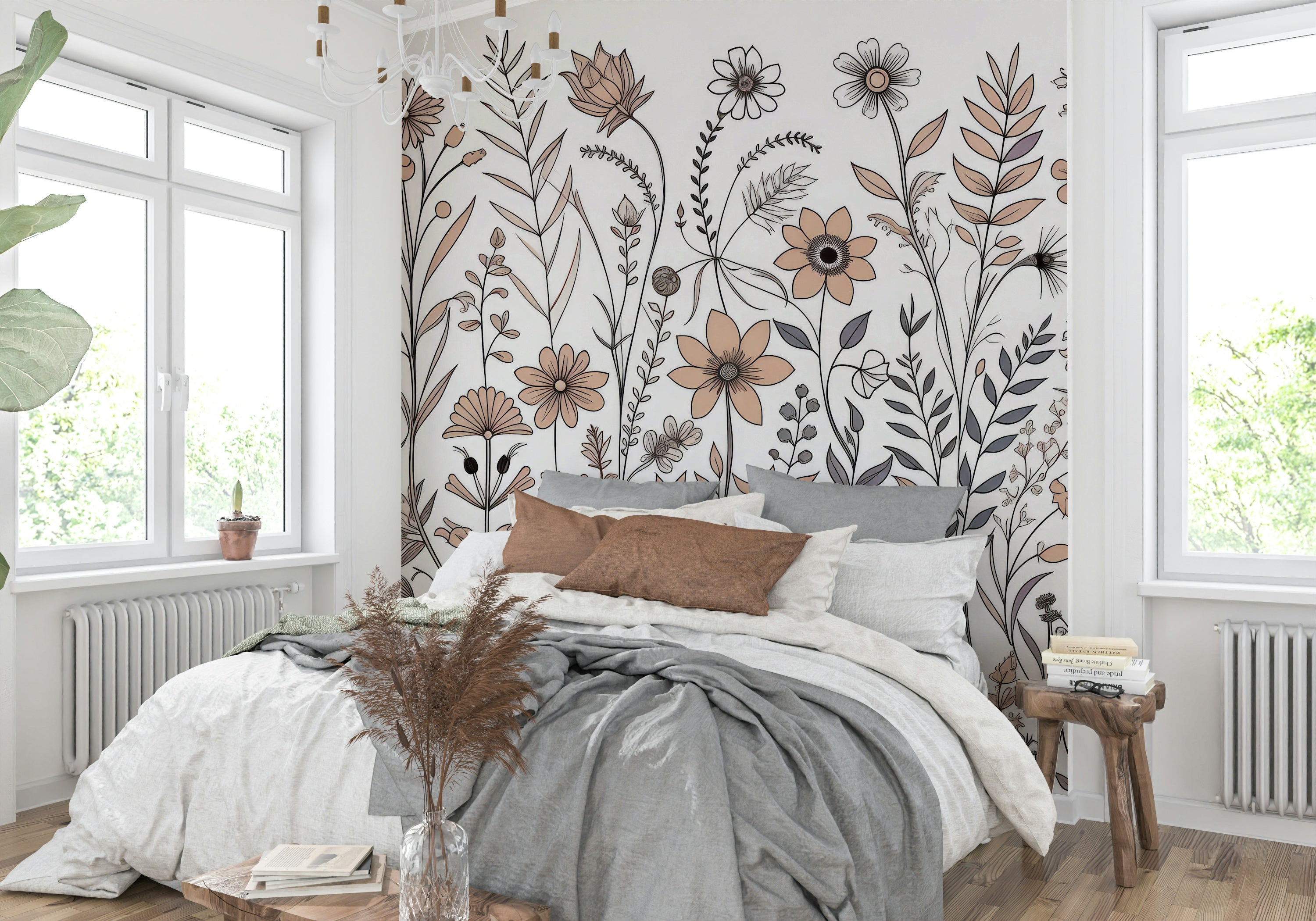 The colors are neutral tones of black, gray, and white.

