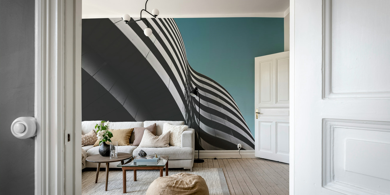 Aqua Zenith Urban Architecture Wall Mural