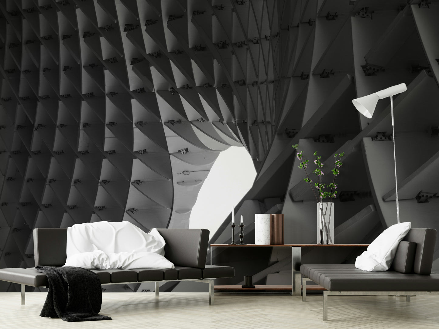 Architectural Echoes Wall Mural
