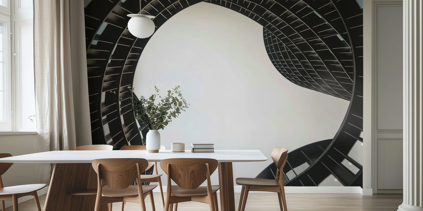 Architectural Geometry Wall Mural