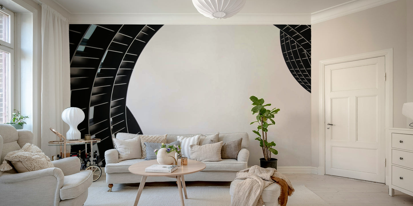 Architectural Geometry Wall Mural