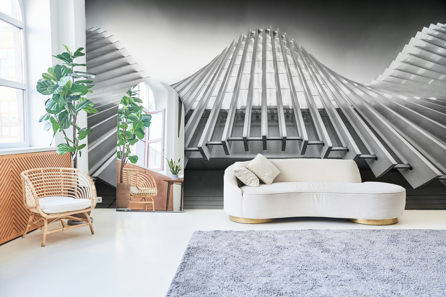 Architectural Ascent Wall Mural