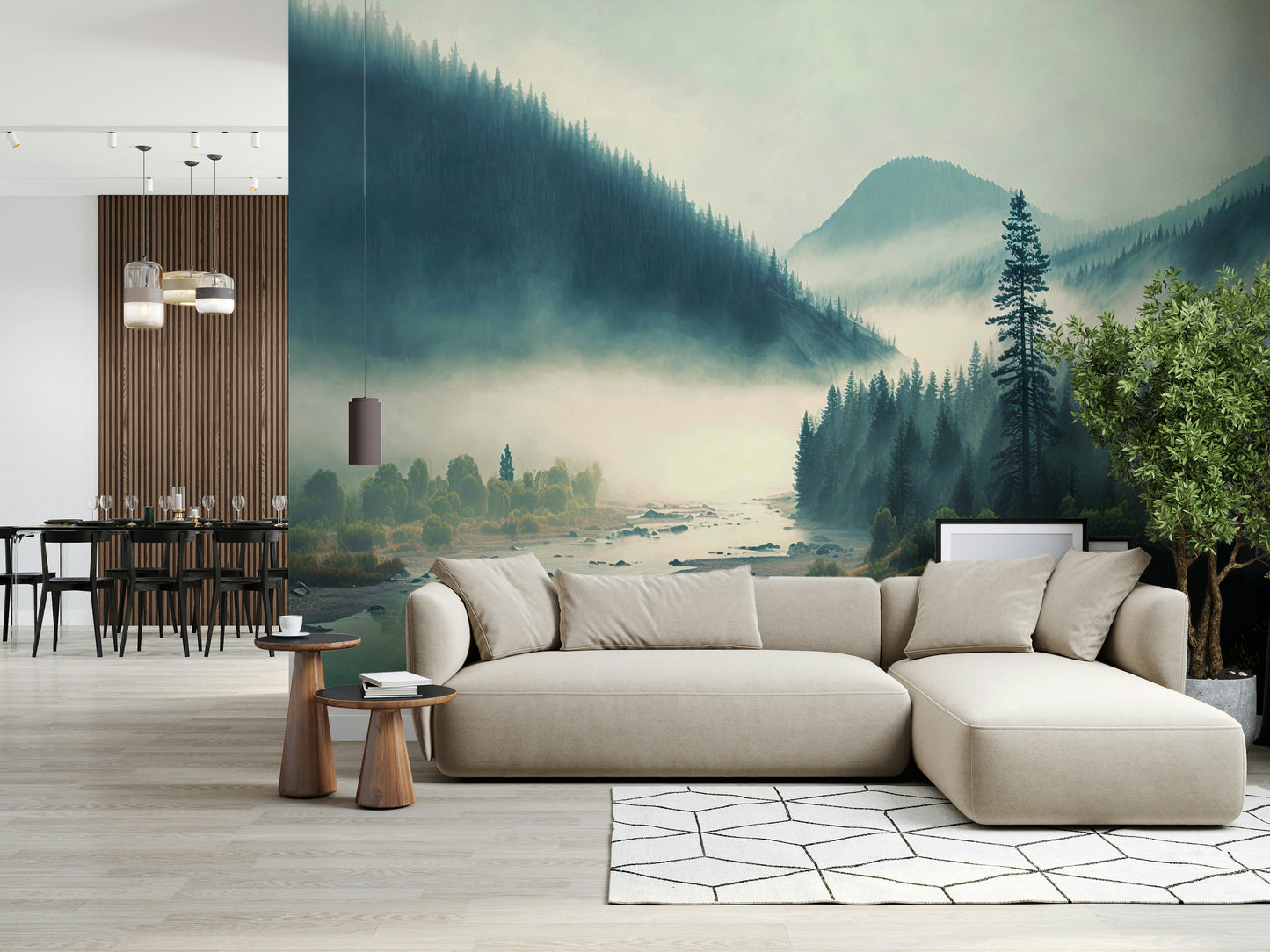 The style is minimalist and feels very connected to nature.

