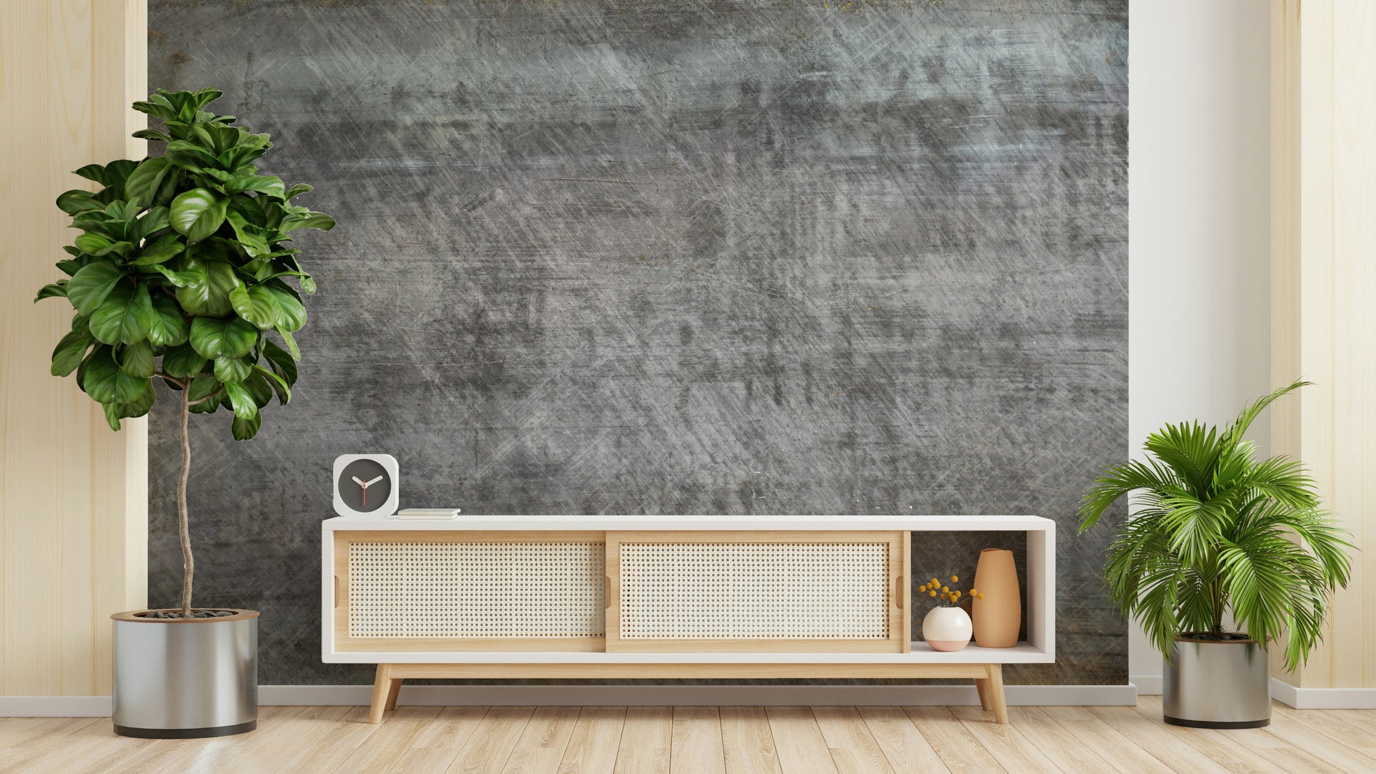 The style is industrial and feels very peaceful and grounded.

