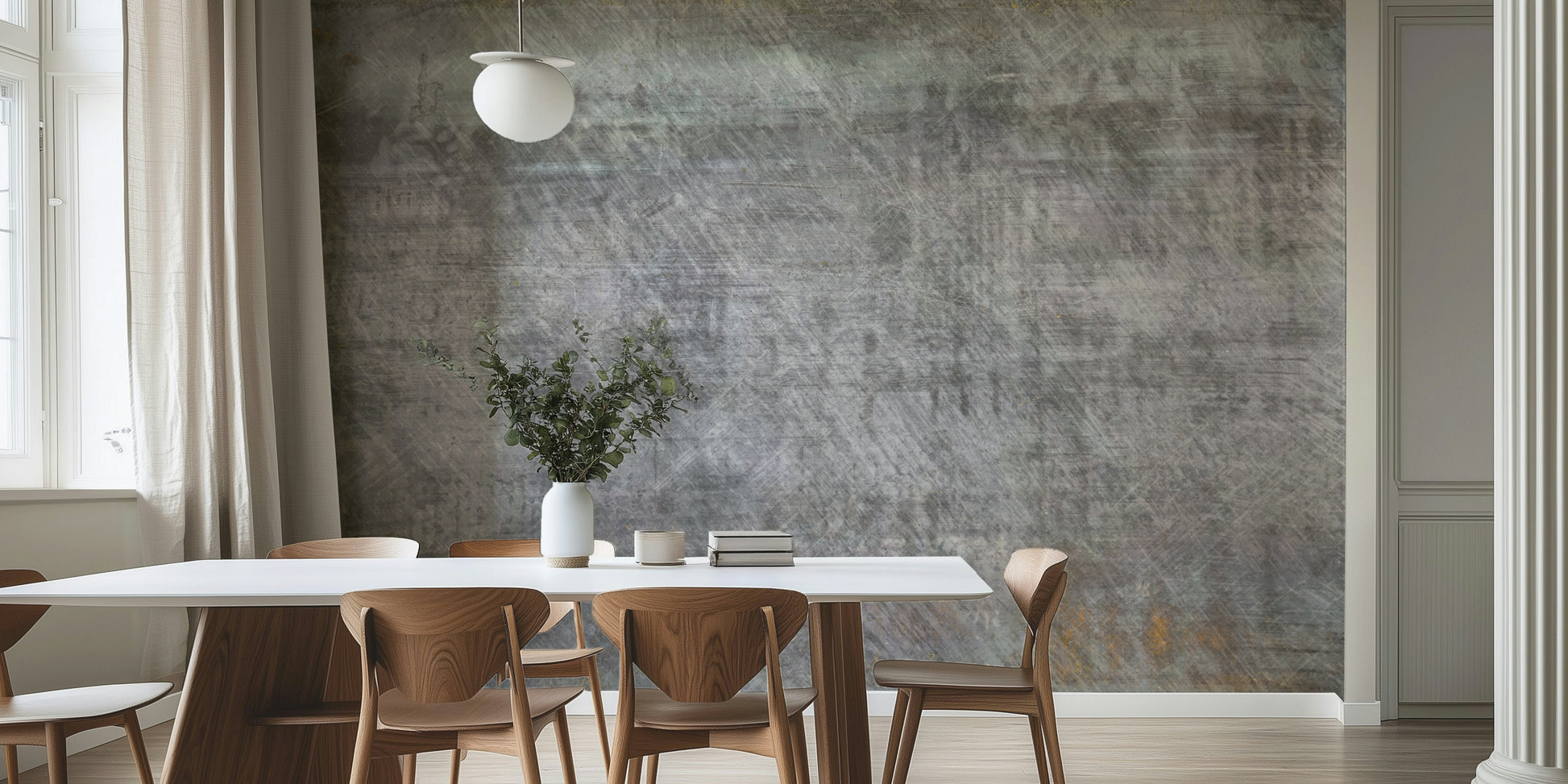 The texture has subtle scratches, worn spots, and an aged patina.


