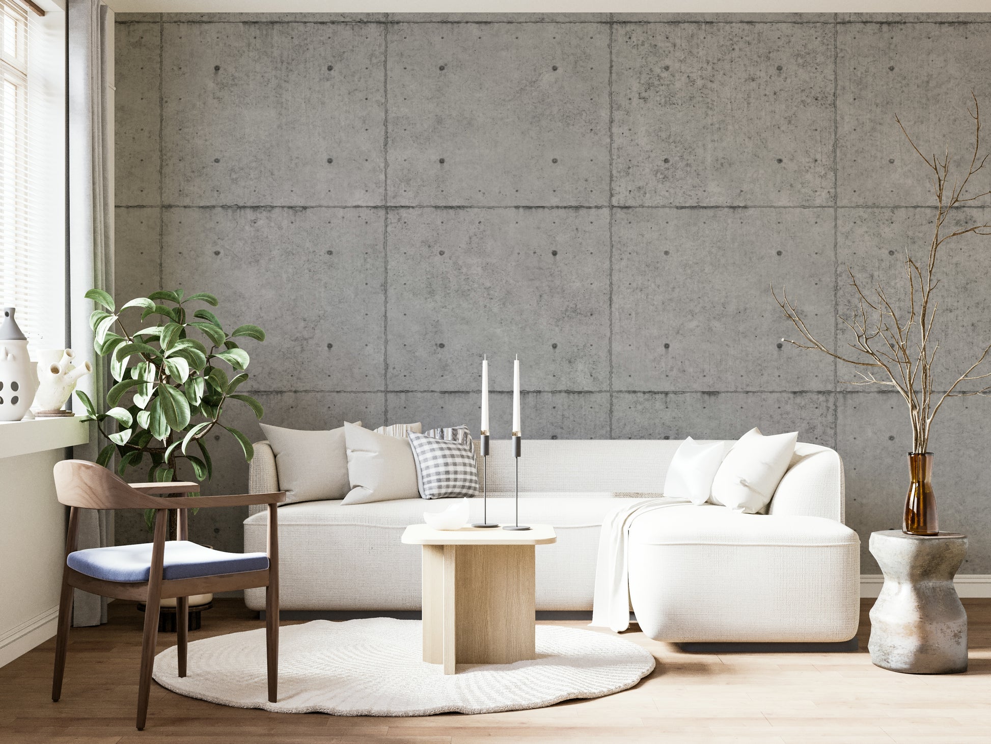 The texture includes subtle cracks, variations in tone, and an unfinished look.

